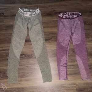Gym shark leggings size small both